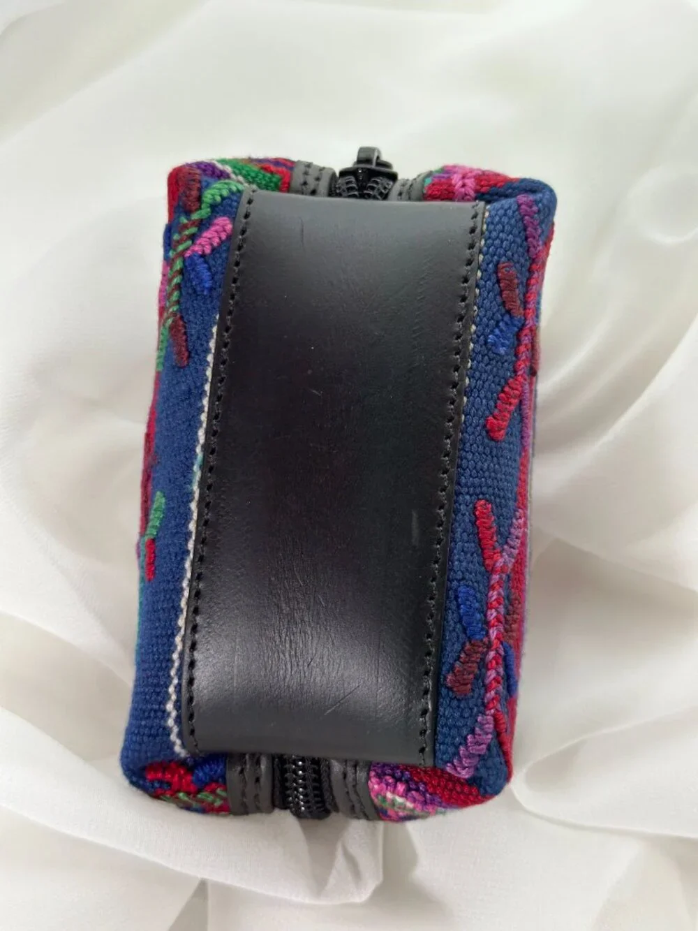 Handcrafted Guatemalan Huipil Coin Purse | Colorful Artisan Zip Pouch